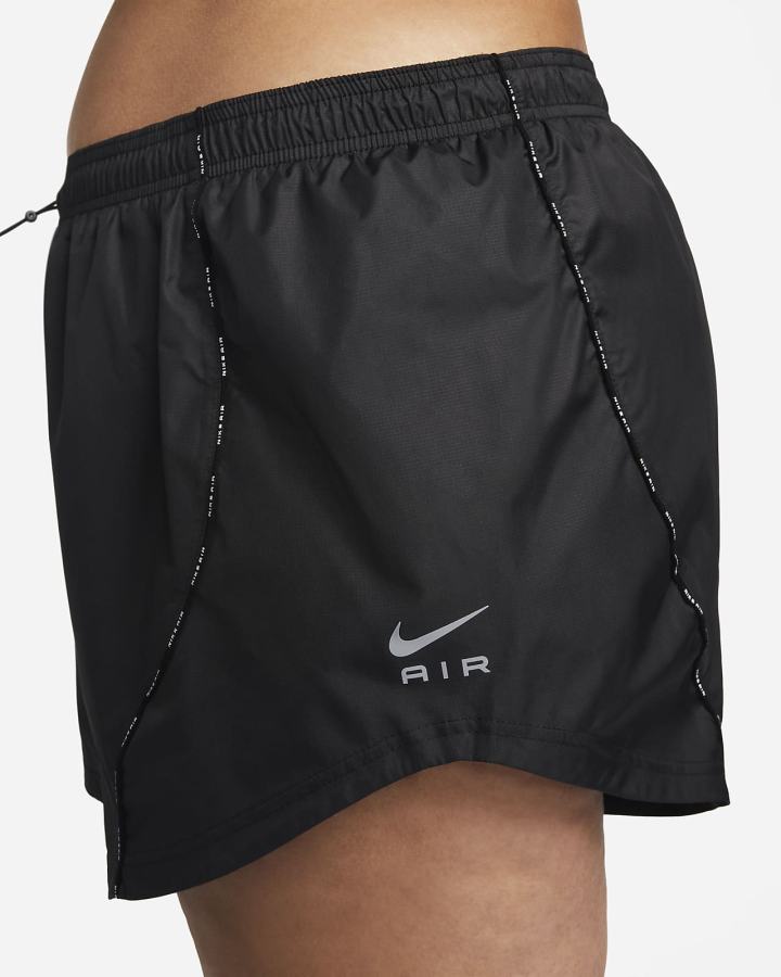 Pantalones Cortos Nike Air Running (Plus Size) Mujer Negras | RKSZP-4189