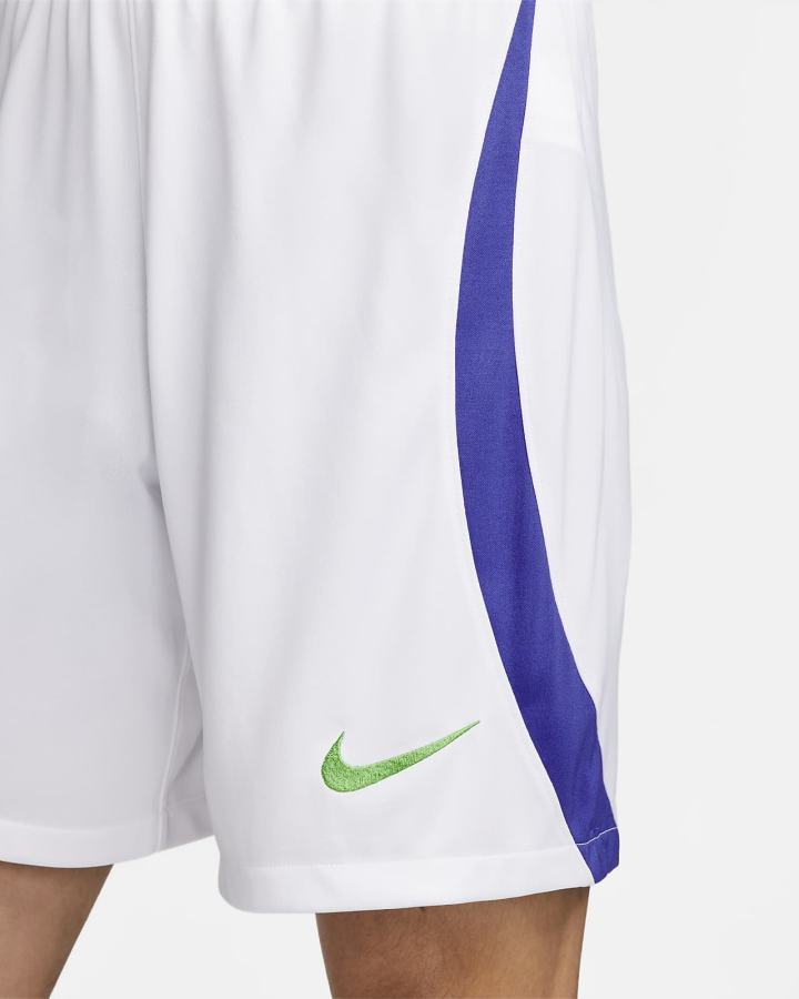 Pantalones Cortos Nike Brazil 2022/23 Stadium Away Dri-FIT Soccer Hombre Blancas Azules Verde | TNOLI-1953