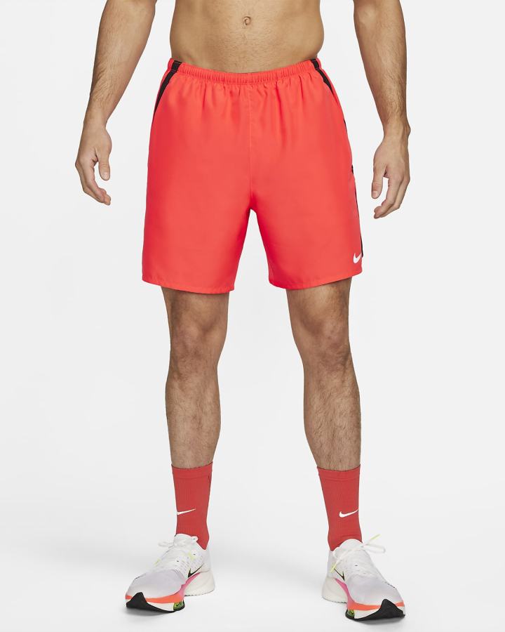 Pantalones Cortos Nike Challenger Brief-Lined Running Hombre Rojas Claro Negras | OIHMZ-8364