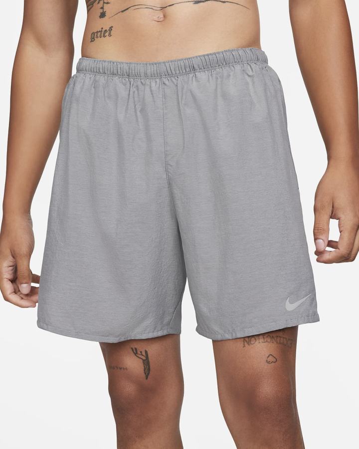 Pantalones Cortos Nike Challenger Brief-Lined Running Hombre Gris | QYLJN-9420