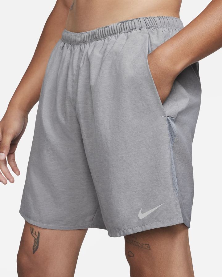 Pantalones Cortos Nike Challenger Brief-Lined Running Hombre Gris | QYLJN-9420