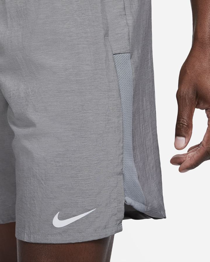 Pantalones Cortos Nike Challenger Brief-Lined Running Hombre Gris | XGDMQ-3167