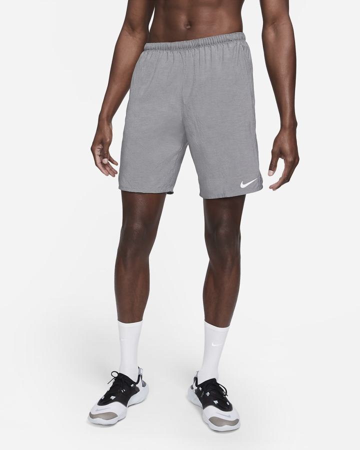 Pantalones Cortos Nike Challenger Brief-Lined Running Hombre Gris | XGDMQ-3167