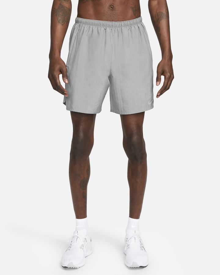 Pantalones Cortos Nike Challenger Running Hombre Gris | MEDYR-7258