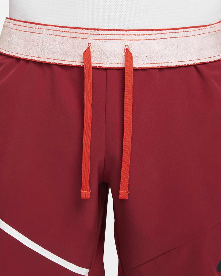 Pantalones Cortos Nike Court Slam Tennis Hombre Burdeos Rojas Blancas | DIXJN-6914