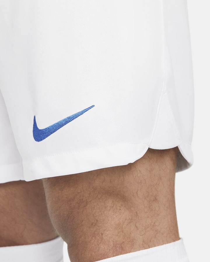 Pantalones Cortos Nike Croatia 2022/23 Stadium Home Dri-FIT Soccer Hombre Blancas Azules | ZLRGK-4019