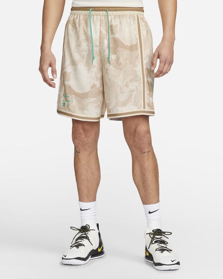 Pantalones Cortos Nike DNA+ Basketball Hombre Beige | HKBSJ-6750