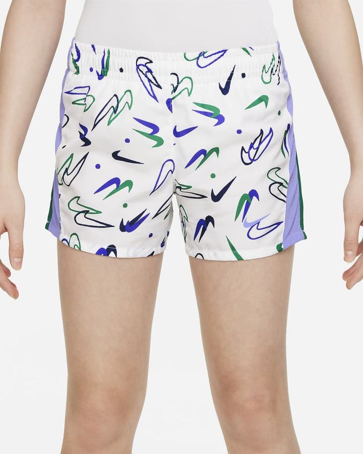 Pantalones Cortos Nike Dri-FIT 10K2 Kids Running Niña Blancas | WADRS-3501