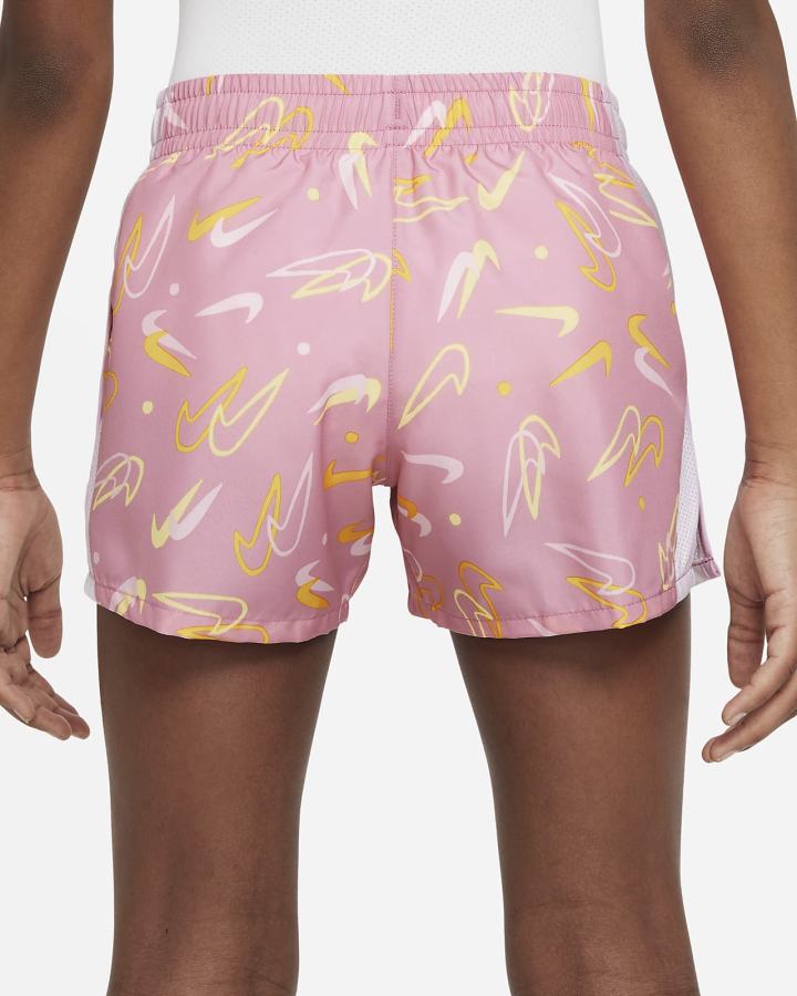 Pantalones Cortos Nike Dri-FIT 10K2 Kids Running Niña Rosas Blancas Rosas Blancas | ZSIXQ-3561