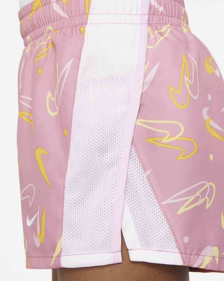 Pantalones Cortos Nike Dri-FIT 10K2 Kids Running Niña Rosas Blancas Rosas Blancas | ZSIXQ-3561