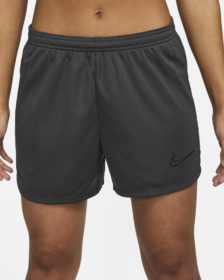 Pantalones Cortos Nike Dri-FIT Academy Knit Soccer Mujer Gris Oscuro Negras | MBSOR-7843