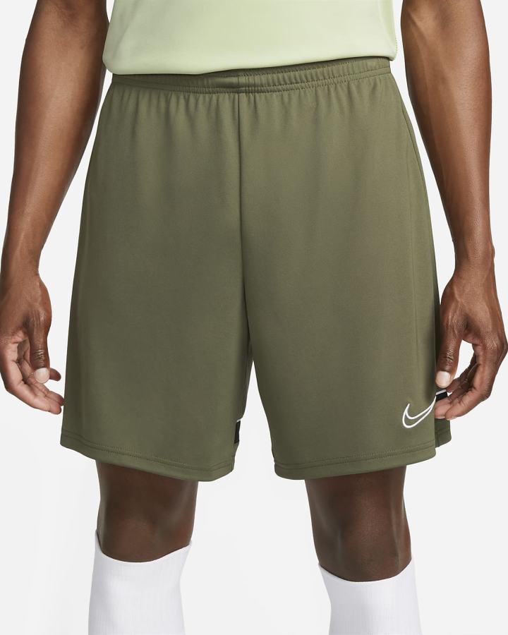 Pantalones Cortos Nike Dri-FIT Academy Knit Soccer Hombre Verde Oliva Blancas | VYJIM-5807
