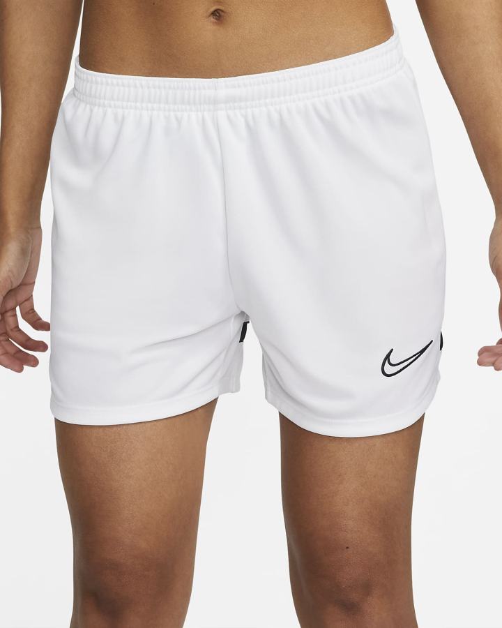 Pantalones Cortos Nike Dri-FIT Academy Knit Soccer Mujer Blancas Negras | YEGAM-6459