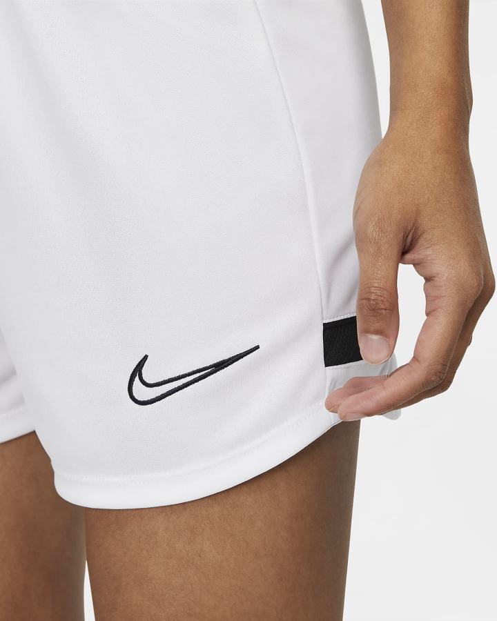 Pantalones Cortos Nike Dri-FIT Academy Knit Soccer Mujer Blancas Negras | YEGAM-6459