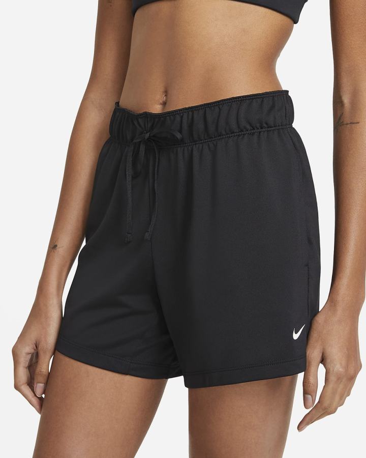 Pantalones Cortos Nike Dri-FIT Attack Training Mujer Negras Blancas | JIUTS-6213