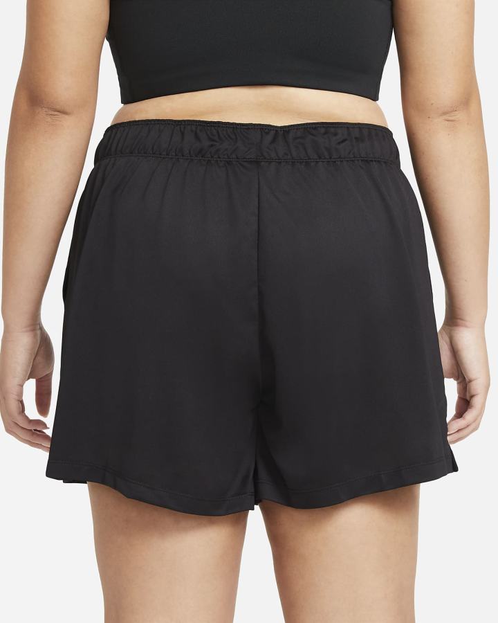 Pantalones Cortos Nike Dri-FIT Attack Training Mujer Negras Blancas | VKWPI-0342