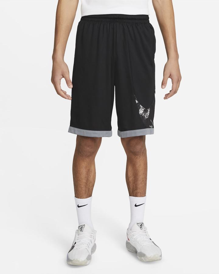 Pantalones Cortos Nike Dri-FIT Basketball Hombre Negras Gris Negras | CLMZN-0852