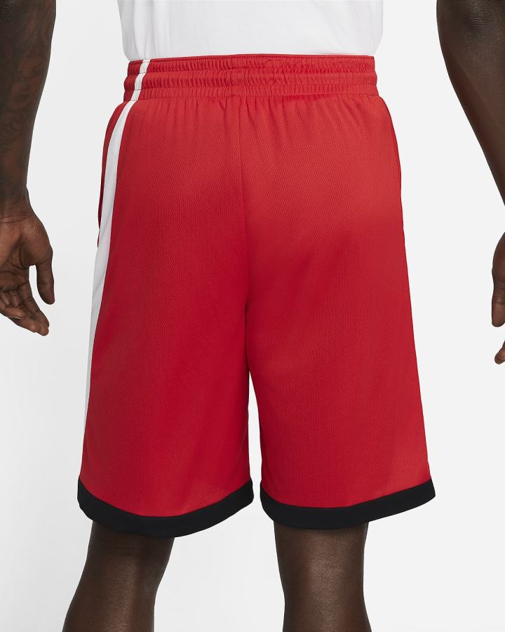 Pantalones Cortos Nike Dri-FIT Basketball Hombre Rojas Negras Blancas | DPQEY-1680