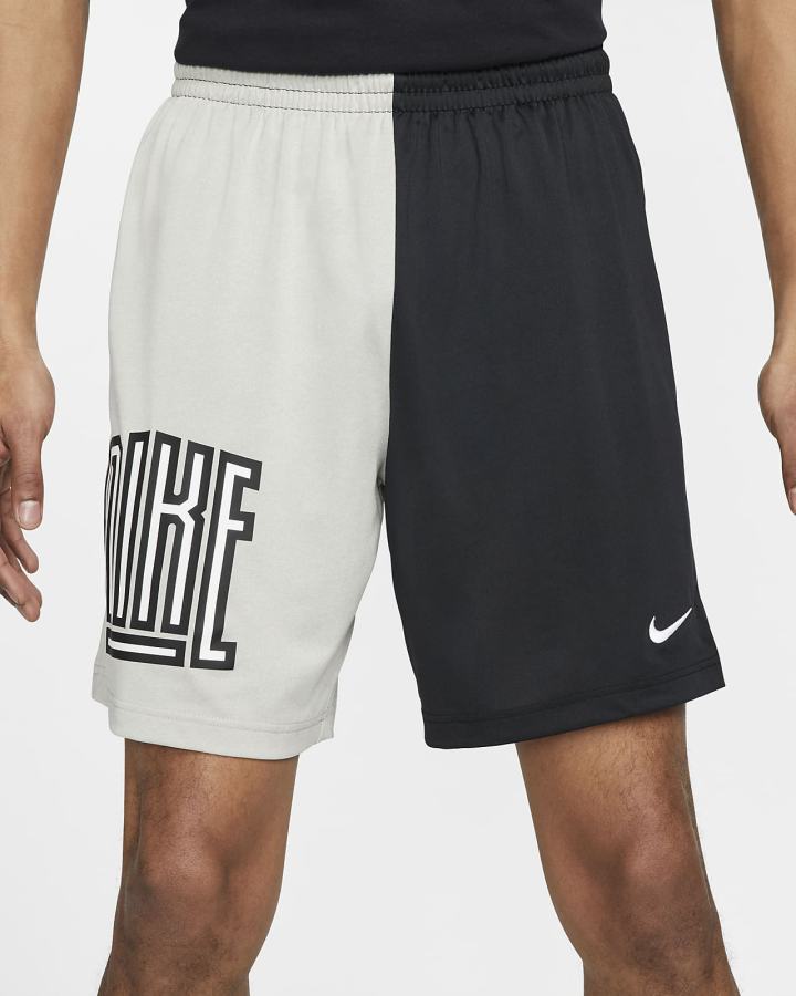 Pantalones Cortos Nike Dri-FIT Basketball Hombre Gris Negras Blancas | GXAEJ-2157