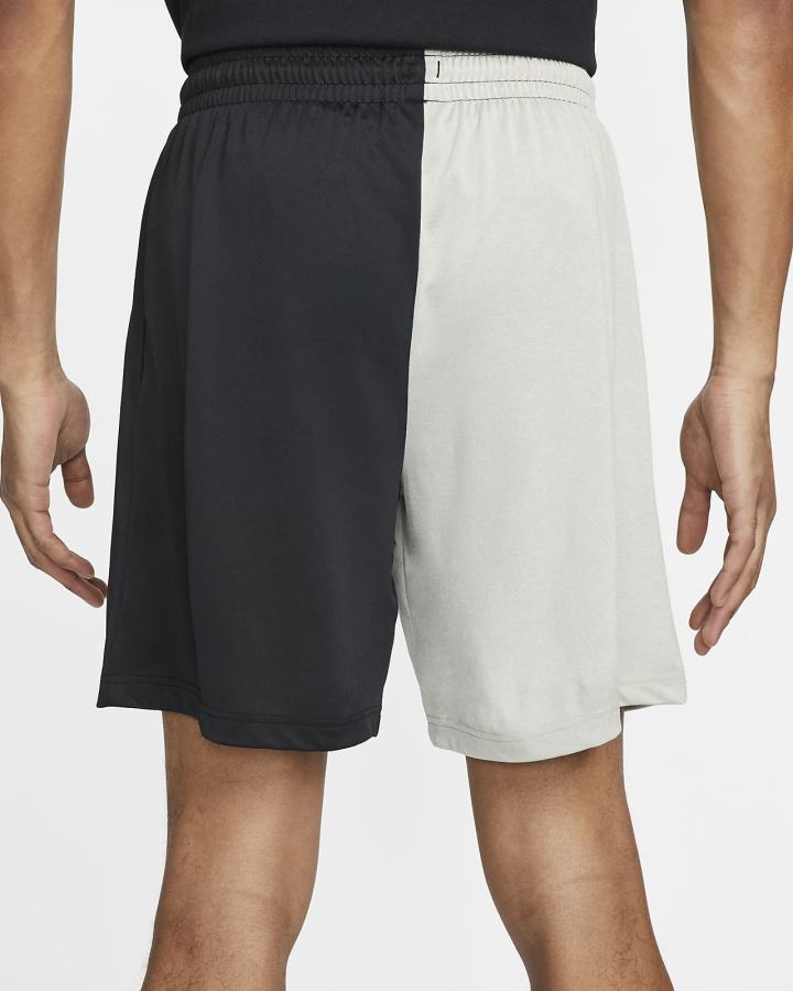 Pantalones Cortos Nike Dri-FIT Basketball Hombre Gris Negras Blancas | GXAEJ-2157