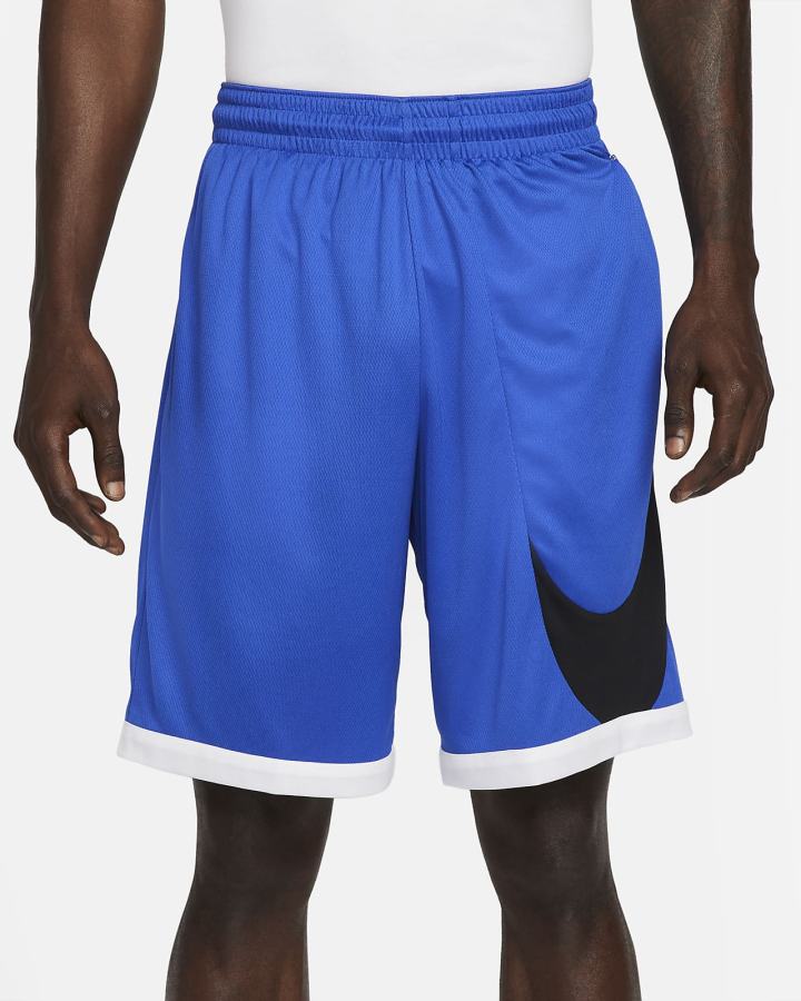 Pantalones Cortos Nike Dri-FIT Basketball Hombre Azul Real Blancas Negras | HTDAK-6210