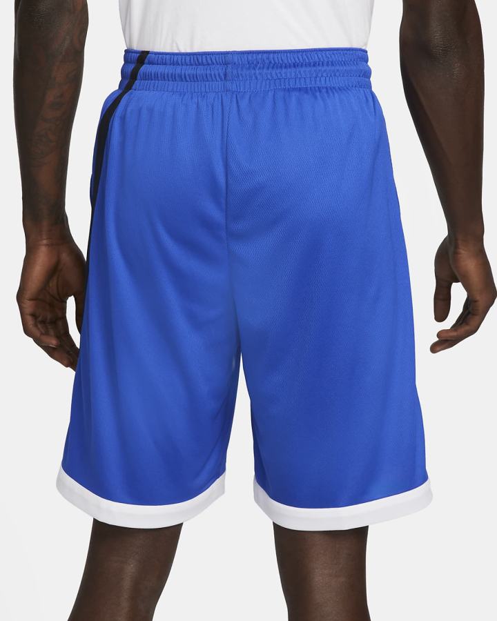 Pantalones Cortos Nike Dri-FIT Basketball Hombre Azul Real Blancas Negras | HTDAK-6210