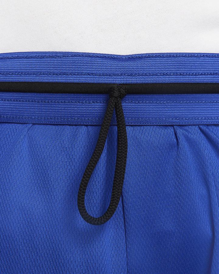 Pantalones Cortos Nike Dri-FIT Basketball Hombre Azul Real Blancas Negras | HTDAK-6210