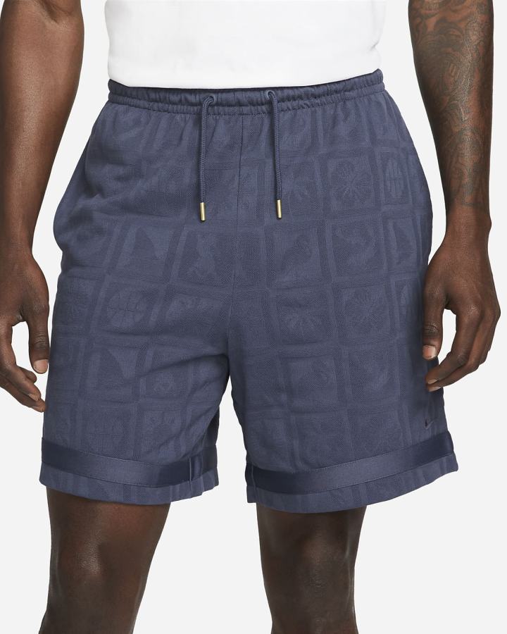 Pantalones Cortos Nike Dri-FIT Basketball Hombre Azules | LSBXY-7968
