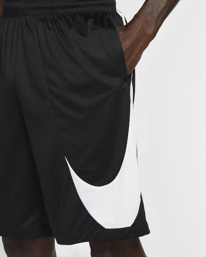 Pantalones Cortos Nike Dri-FIT Basketball Hombre Negras Blancas | LUBZT-3815