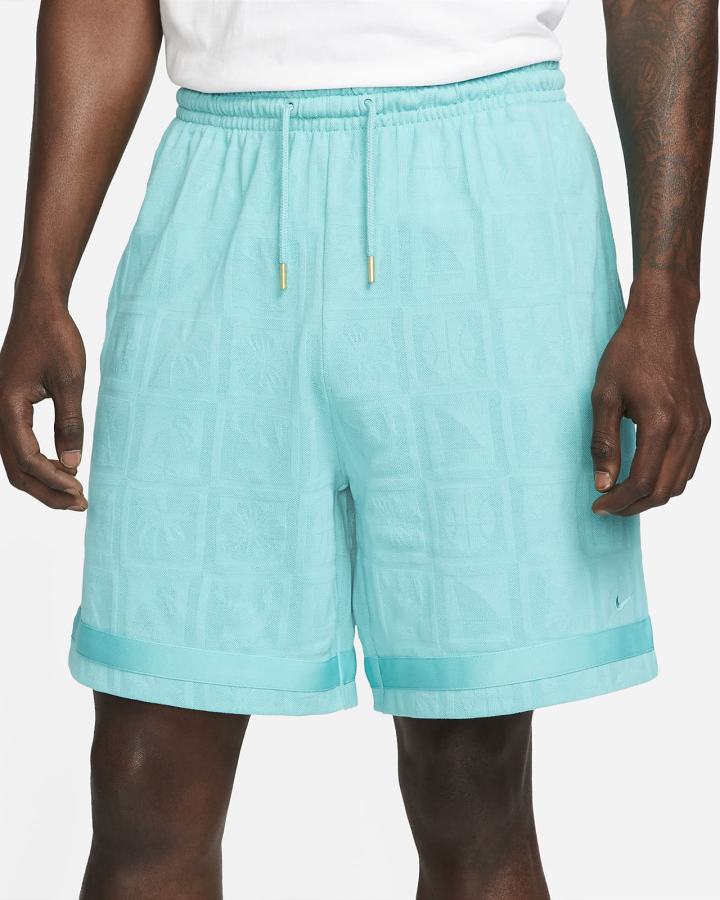 Pantalones Cortos Nike Dri-FIT Basketball Hombre Turquesa | NVALX-1782