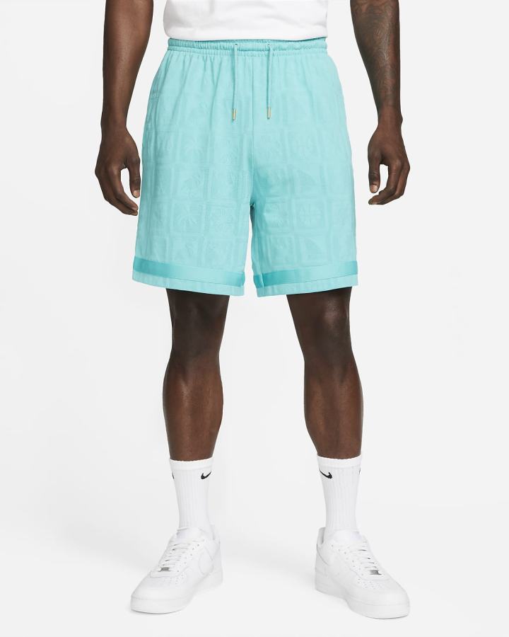 Pantalones Cortos Nike Dri-FIT Basketball Hombre Turquesa | NVALX-1782