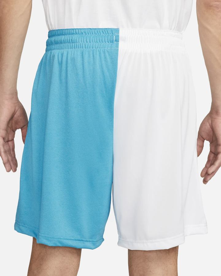 Pantalones Cortos Nike Dri-FIT Basketball Hombre Blancas Azules Negras | ORYEP-7904