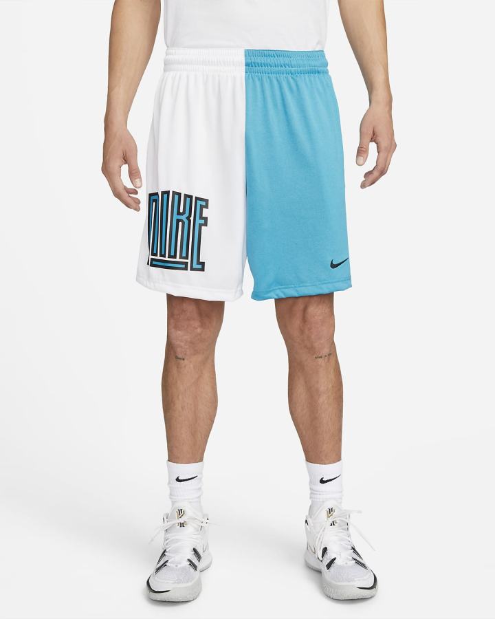 Pantalones Cortos Nike Dri-FIT Basketball Hombre Blancas Azules Negras | ORYEP-7904