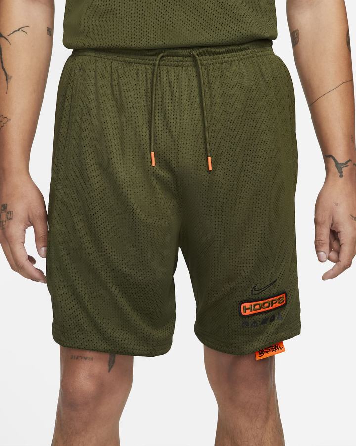 Pantalones Cortos Nike Dri-FIT Basketball Hombre Verde Negras | QXGFN-2387