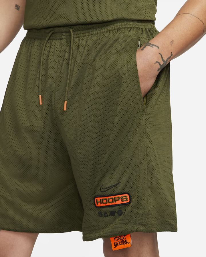 Pantalones Cortos Nike Dri-FIT Basketball Hombre Verde Negras | QXGFN-2387