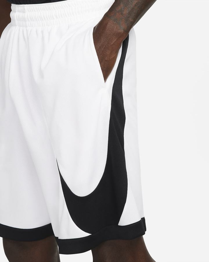 Pantalones Cortos Nike Dri-FIT Basketball Hombre Blancas Negras | RAZBQ-5789