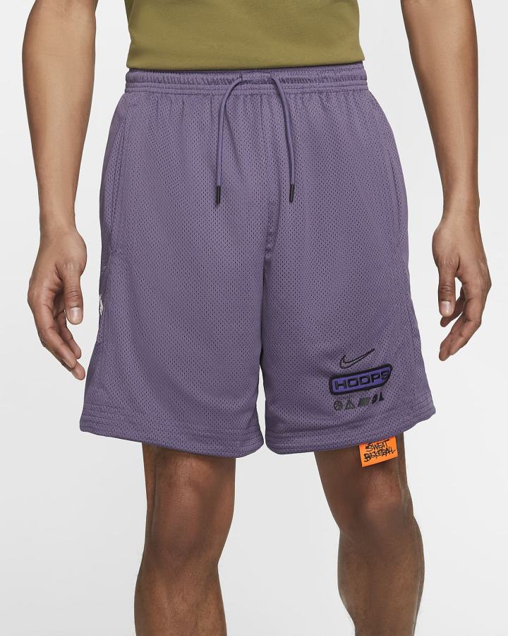 Pantalones Cortos Nike Dri-FIT Basketball Hombre Moradas Negras | RMSYK-2075