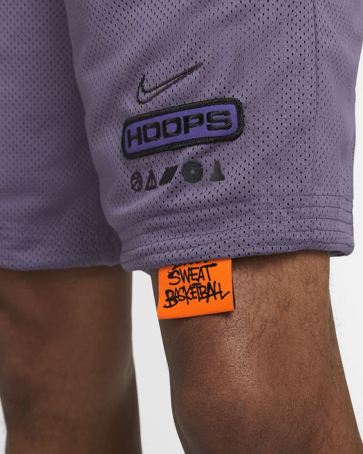Pantalones Cortos Nike Dri-FIT Basketball Hombre Moradas Negras | RMSYK-2075