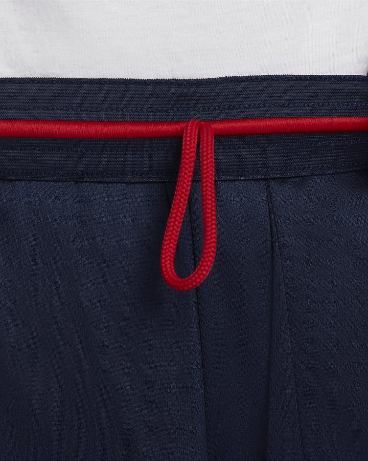 Pantalones Cortos Nike Dri-FIT Basketball Hombre Azul Marino Blancas Rojas | TFGML-9167