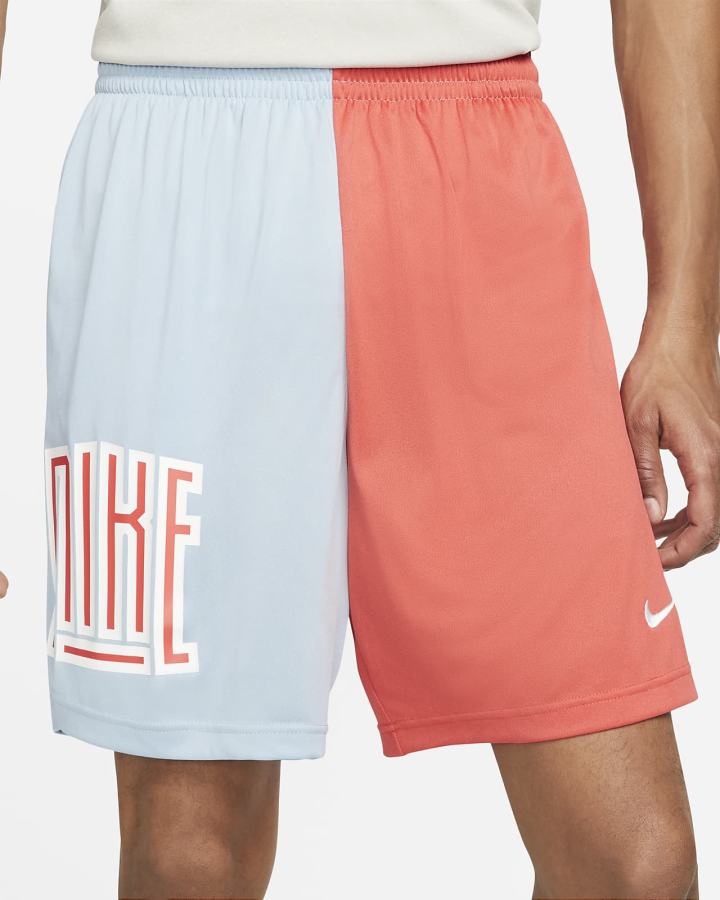 Pantalones Cortos Nike Dri-FIT Basketball Hombre Azules Rojas Blancas | TYZJK-5246