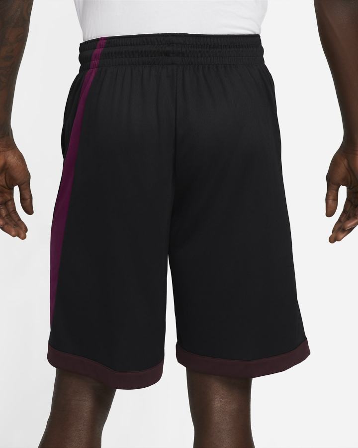 Pantalones Cortos Nike Dri-FIT Basketball Hombre Negras Burdeos | XPZDL-9413