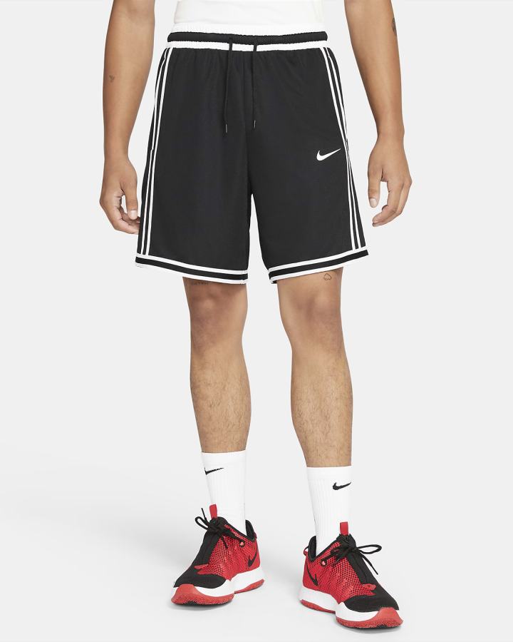 Pantalones Cortos Nike Dri-FIT DNA+ Basketball Hombre Negras Blancas | DUMXA-9520