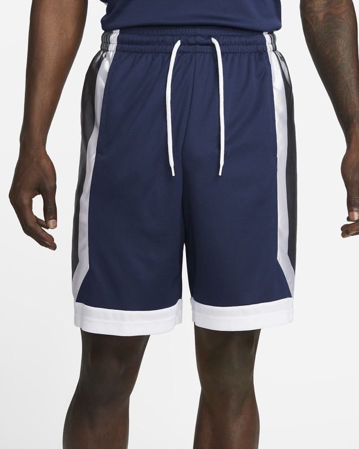 Pantalones Cortos Nike Dri-FIT Elite Basketball Hombre Azul Marino Blancas | APJDC-4758