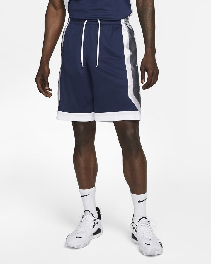 Pantalones Cortos Nike Dri-FIT Elite Basketball Hombre Azul Marino Blancas | APJDC-4758