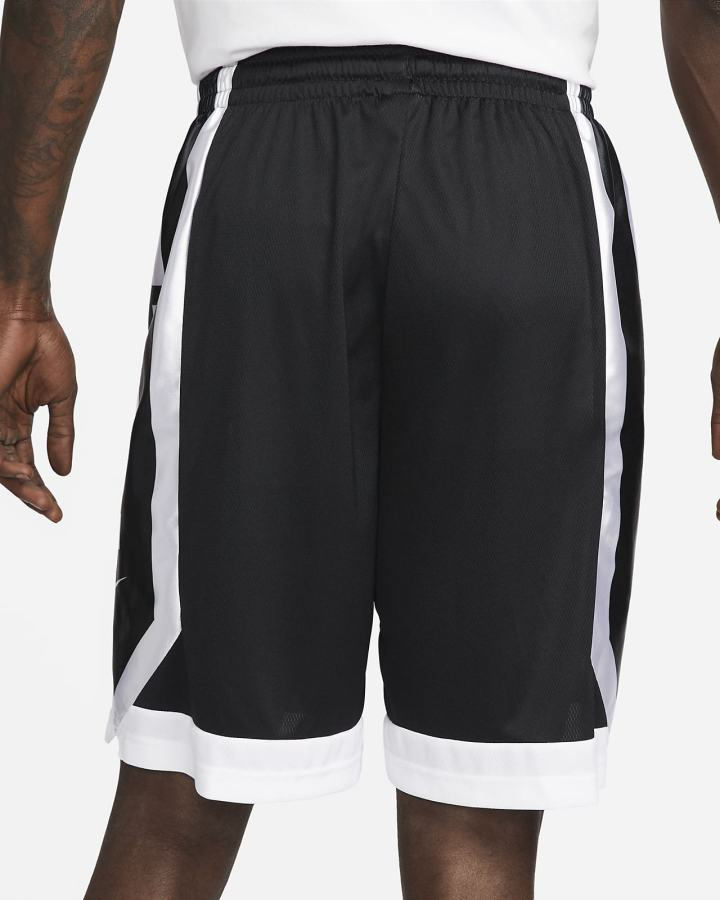 Pantalones Cortos Nike Dri-FIT Elite Basketball Hombre Negras Blancas | DRSQF-4538
