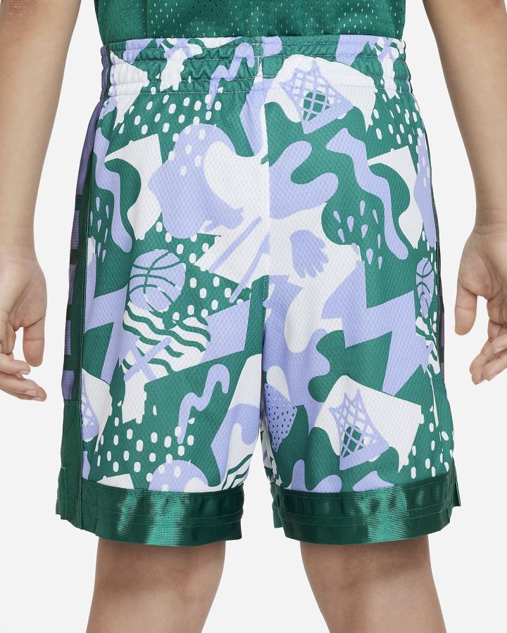 Pantalones Cortos Nike Dri-FIT Elite Kids Basketball (Extended Size) Niño Blancas | GPHJV-2846