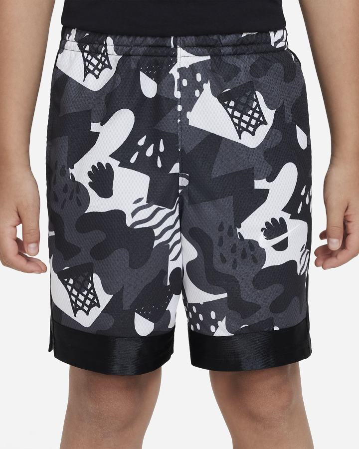 Pantalones Cortos Nike Dri-FIT Elite Kids Basketball (Extended Size) Niño Negras Blancas | KEFXU-2138