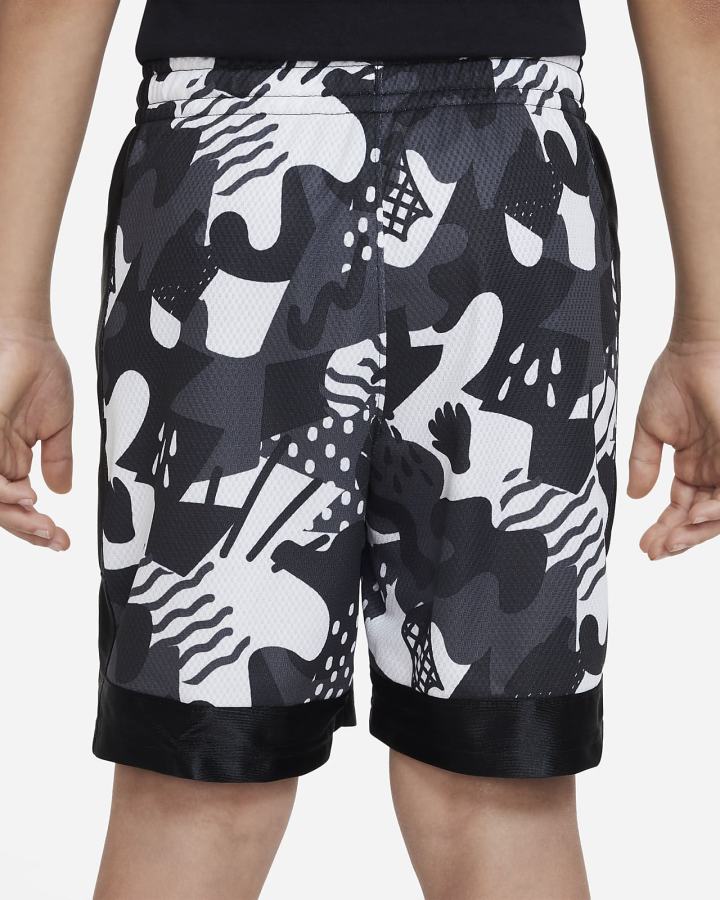 Pantalones Cortos Nike Dri-FIT Elite Kids Basketball (Extended Size) Niño Negras Blancas | KEFXU-2138
