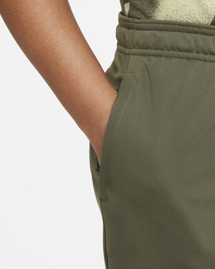 Pantalones Cortos Nike Dri-FIT F.C. Libero Kids Soccer Niño Verde Oliva Rojas Blancas | DKVFB-9082