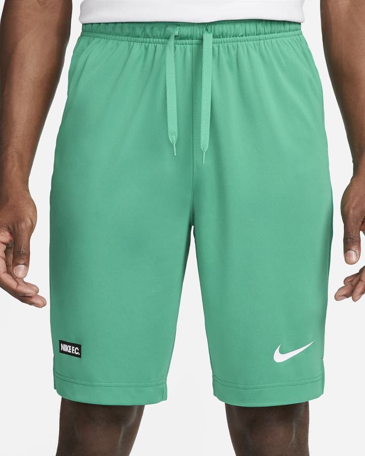 Pantalones Cortos Nike Dri-FIT F.C. Libero Soccer Hombre Verde Rojas Blancas | GOEWS-8135